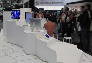 Apportable 10x60 custom trade show display