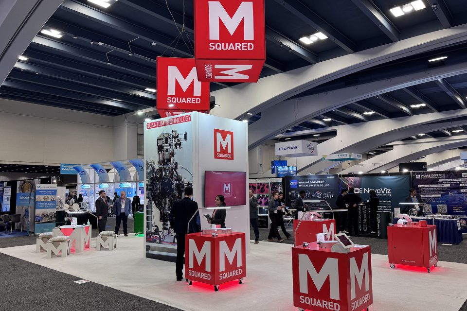 M Squared exhibition stand